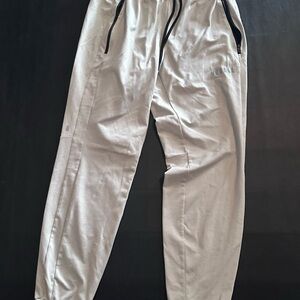 NOBULL Light Gray Joggers with Black Accents